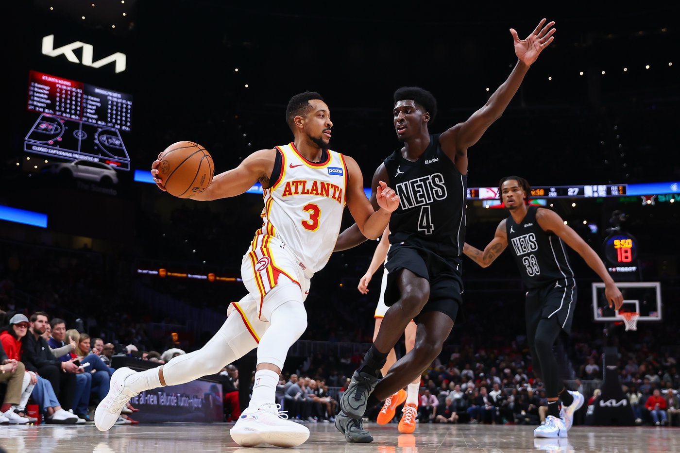 Jalen Johnson scores 21 as Hawks beat Nets 108-97 for 8th straight win | iNFOnews.ca