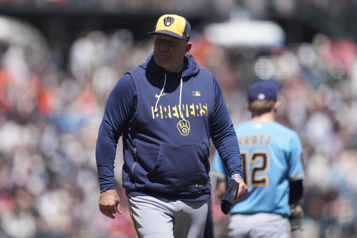 Brewers send pitcher Brandon Sproat to Triple-A after acquiring Dustin May | iNFOnews.ca