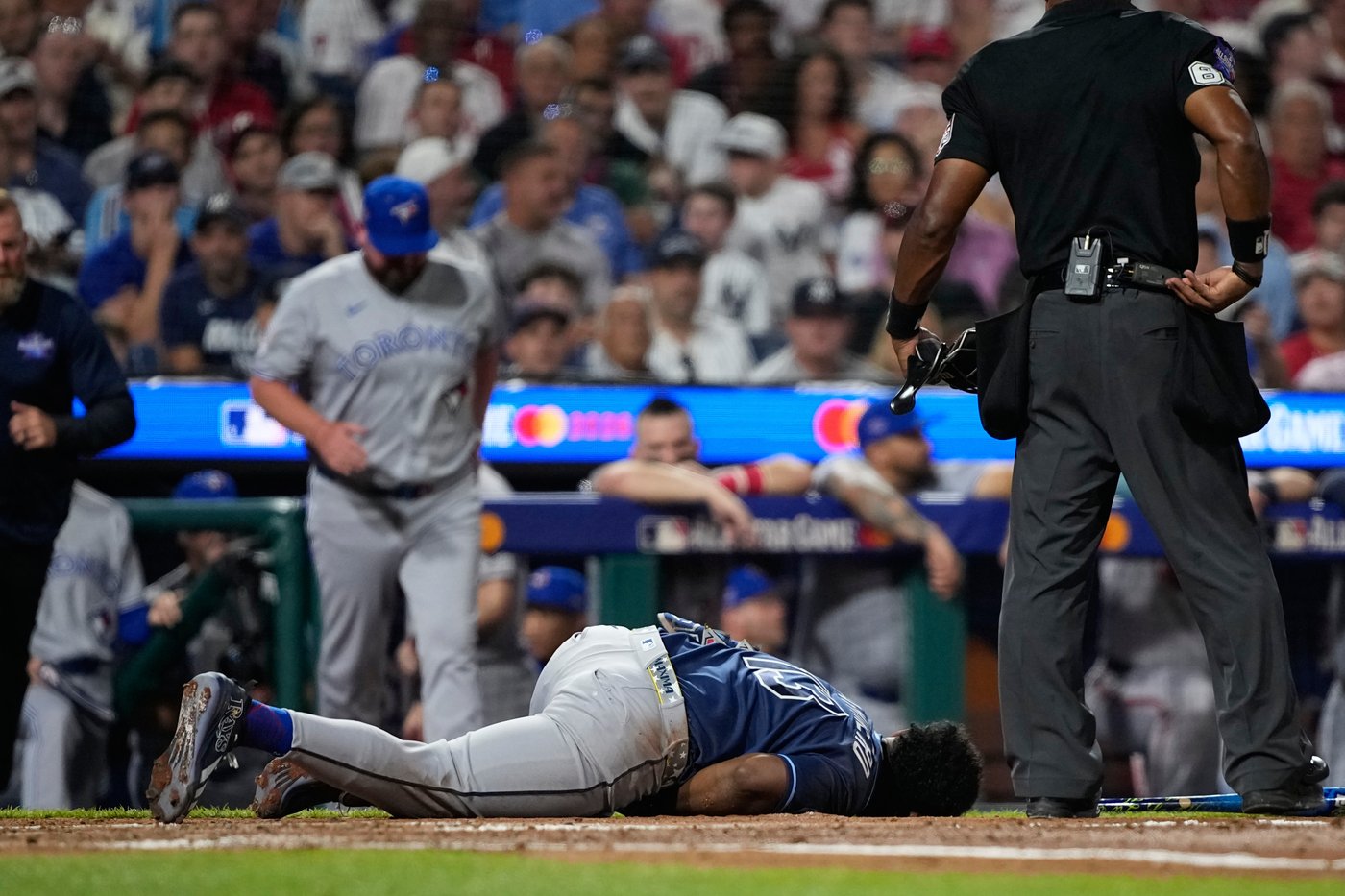 Rays slugger Junior Caminero feels fortunate left hand not broken after he was hit in All-Star Game | iNFOnews.ca