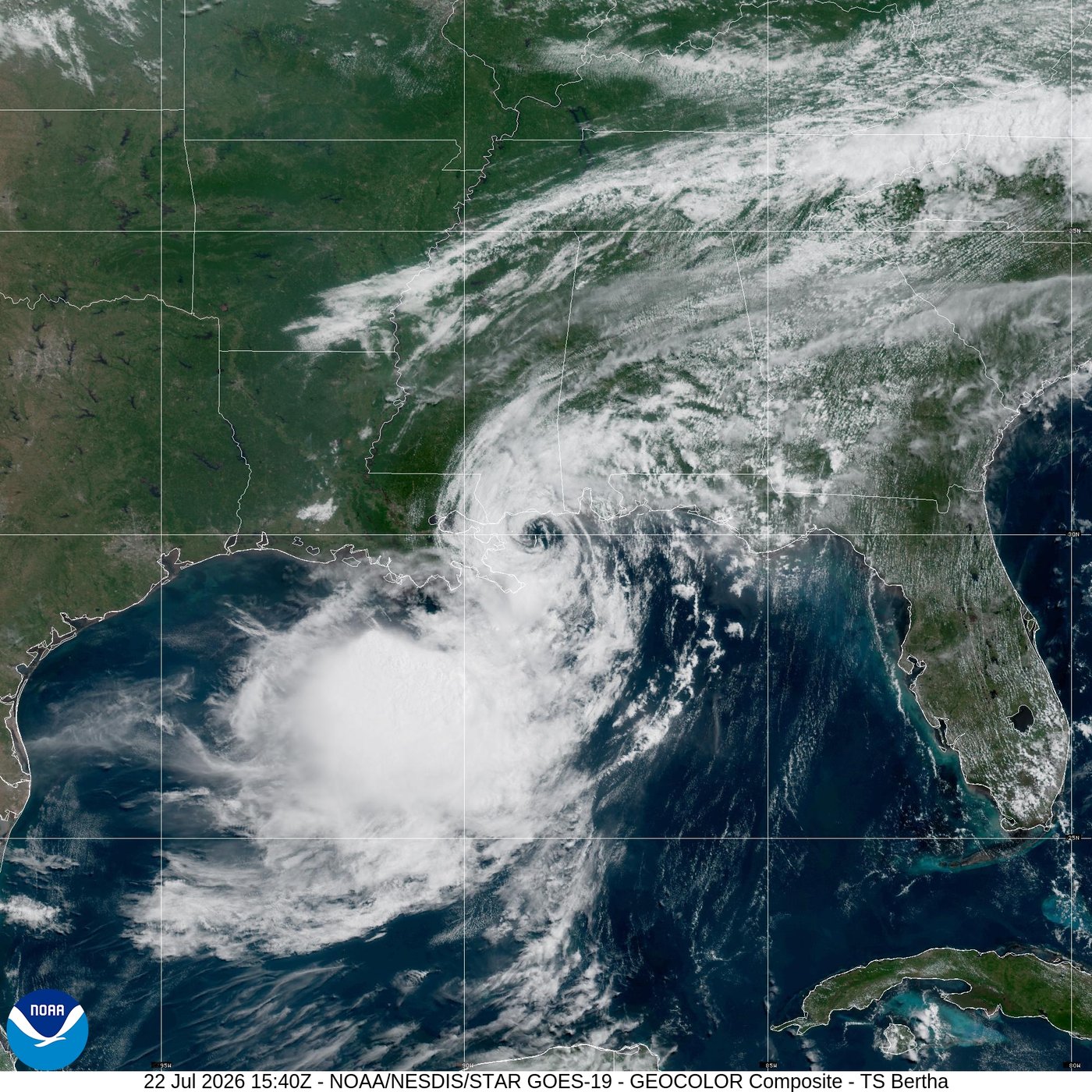 Tropical Storm Bertha makes landfall on southern Louisiana with threatening winds | iNFOnews.ca