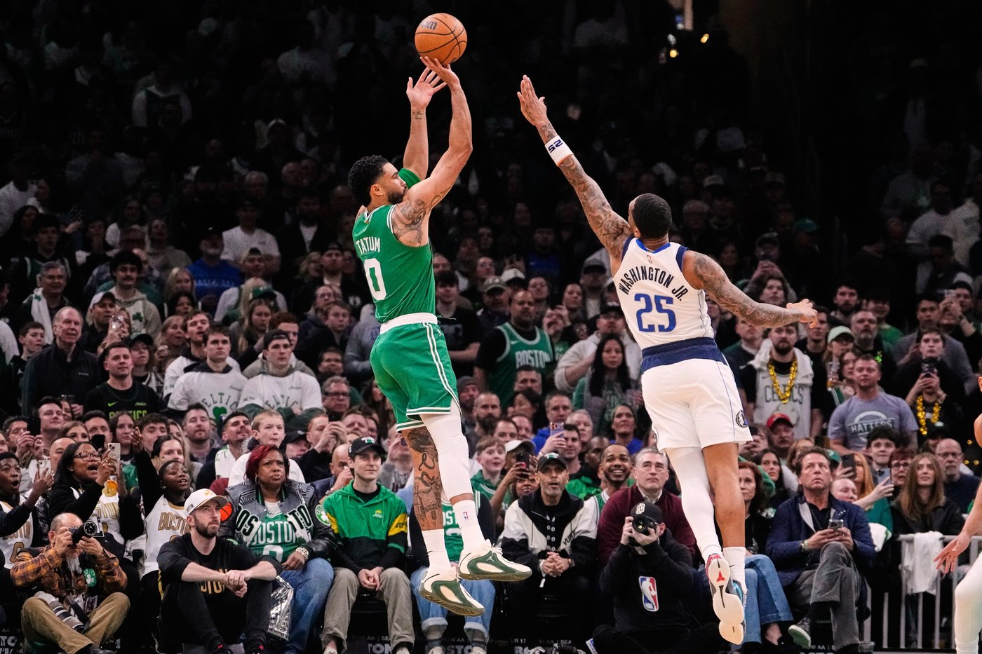 Celtics star Jayson Tatum filled with 'gratitude' in his return to court following Achilles surgery | iNFOnews.ca