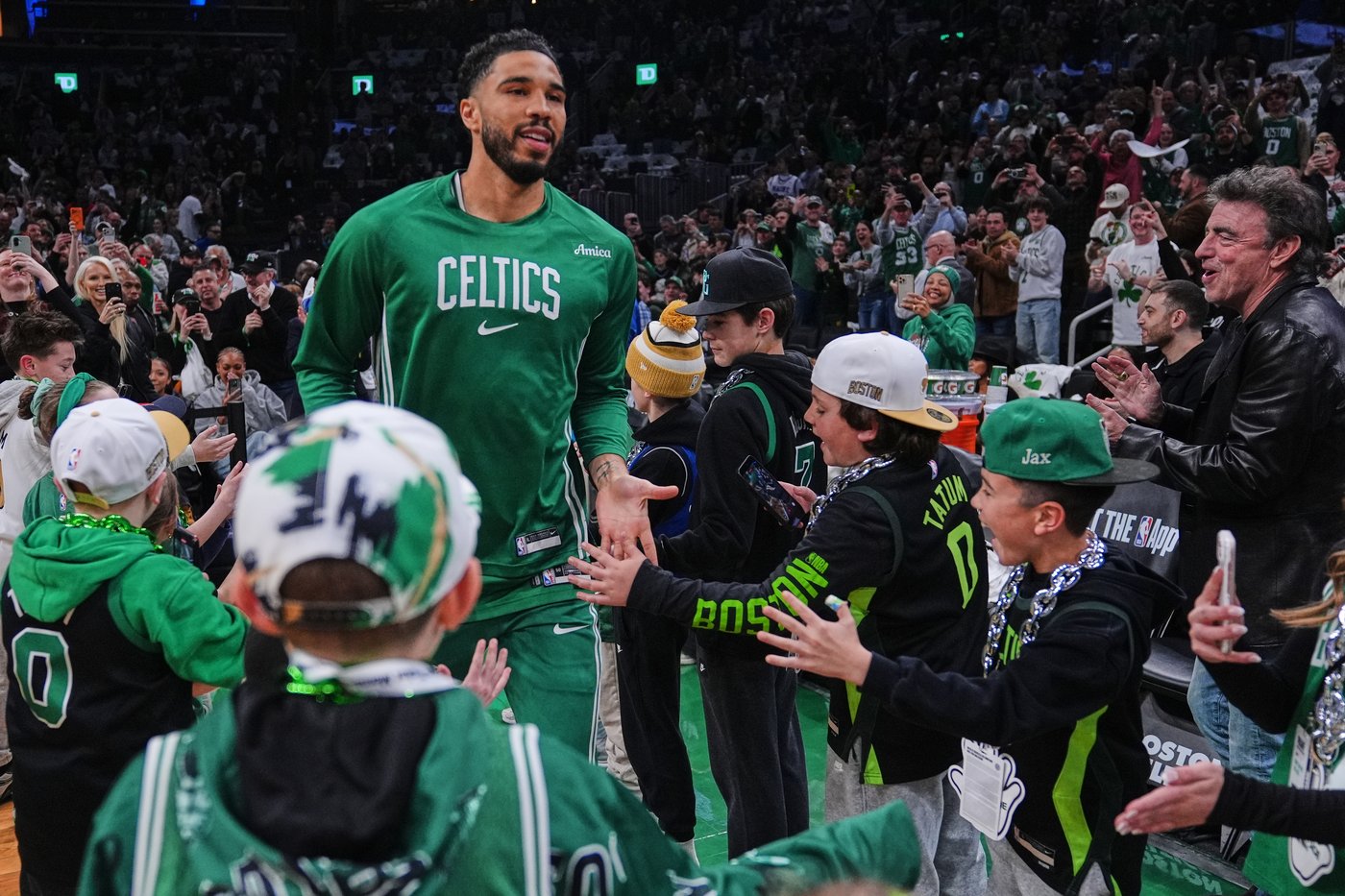 Celtics star Jayson Tatum filled with 'gratitude' in his return to court following Achilles surgery | iNFOnews.ca