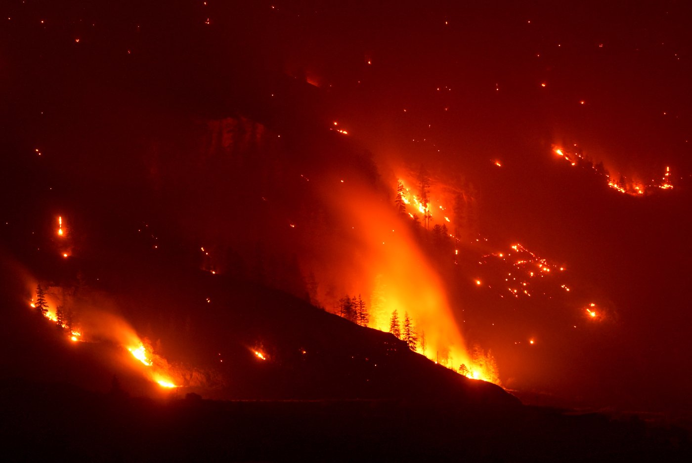 B.C. wildfire leaves empty foundations, vehicle frames, blackened trees, video shows | iNFOnews.ca