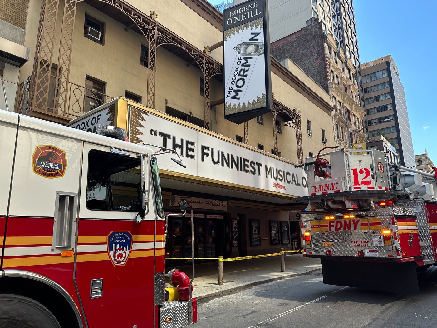 Electrical fire forces closure of Broadway theater that hosts 'The Book of Mormon' | iNFOnews.ca