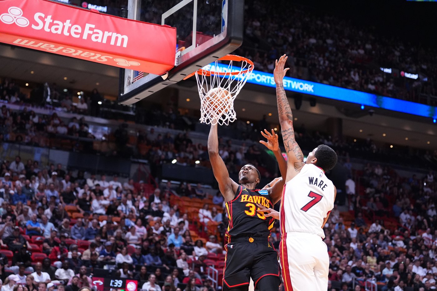 Heat run away in second half, tune up for play-in by beating Hawks 143-117 | iNFOnews.ca
