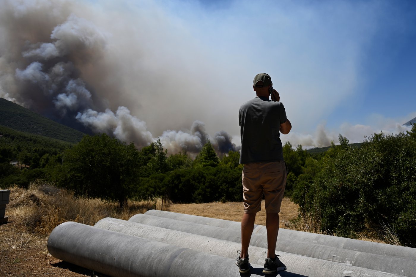 Fotos mostram destruição causada por incêndios florestais na Grécia enquanto incêndios se espalham pela Europa e partes dos EUA | iNwheels