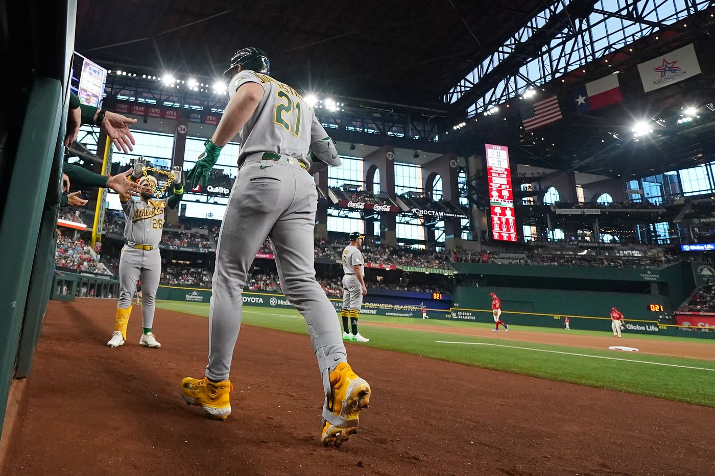 Carlos Cortes leads Athletics' homer barrage in 8-1 win over Rangers | iNFOnews.ca