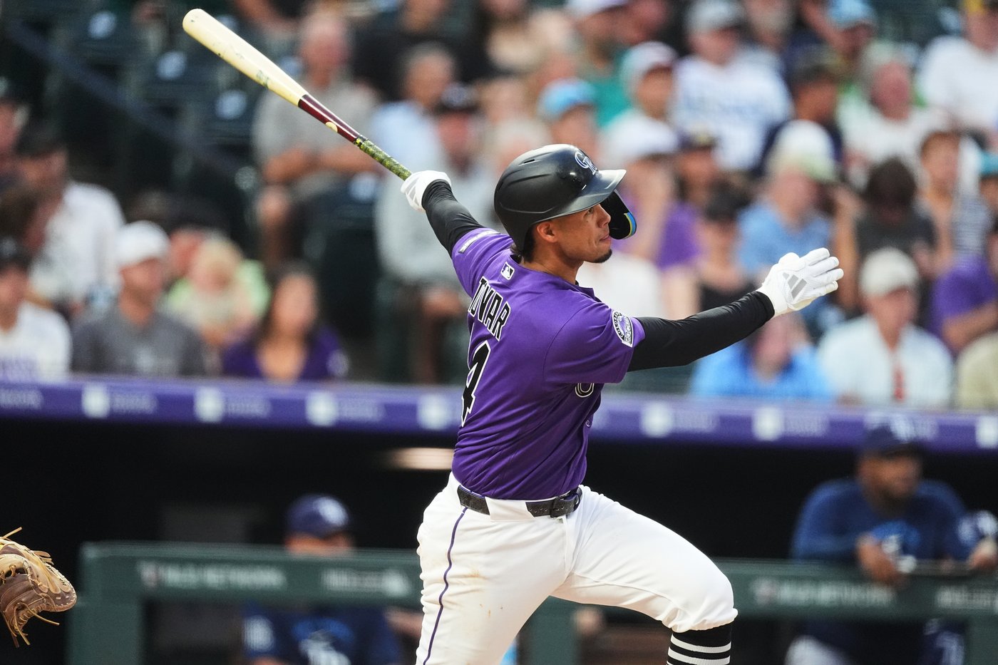 Junior Caminero hits 2 homers, Jonathan Aranda gets 4 hits and Rays beat Rockies 13-9 | iNFOnews.ca