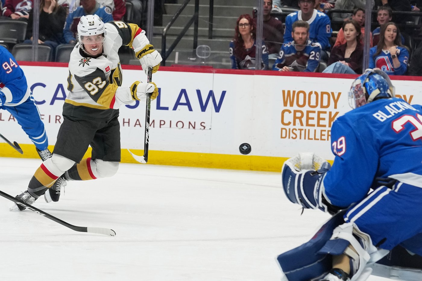 Eichel scores in OT, Knights clinch playoff berth with 3-2 win over Avs | iNFOnews.ca