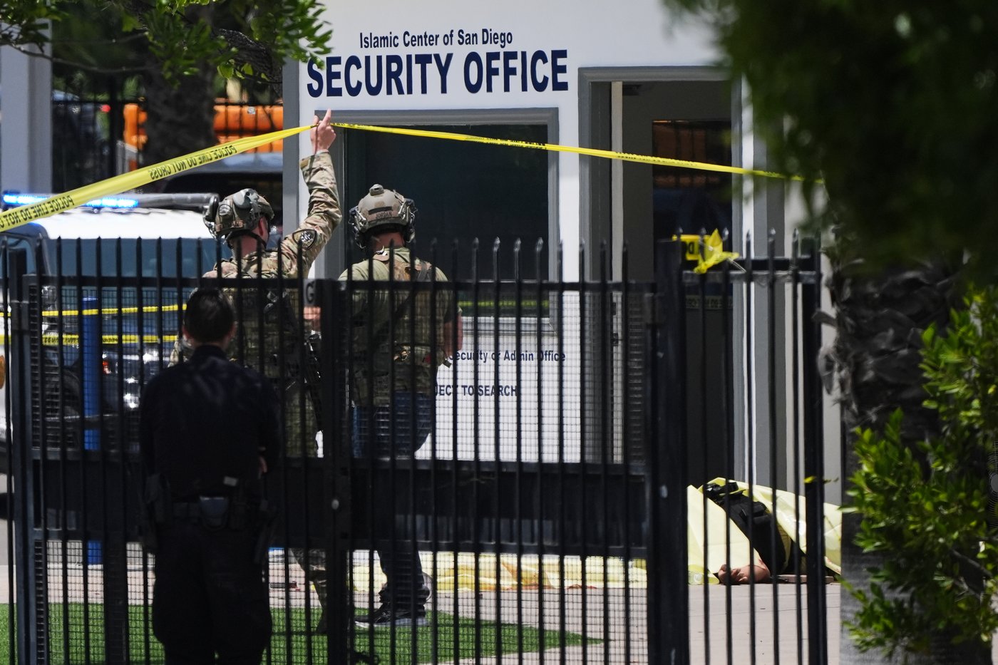 Photos from the scene of a deadly shooting at a San Diego mosque | iNFOnews.ca