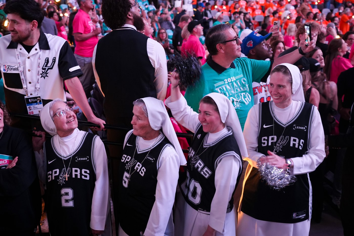 The superfans known as the 'Spurs Nuns' aiming to bring divine intervention to the NBA Finals | iNFOnews.ca