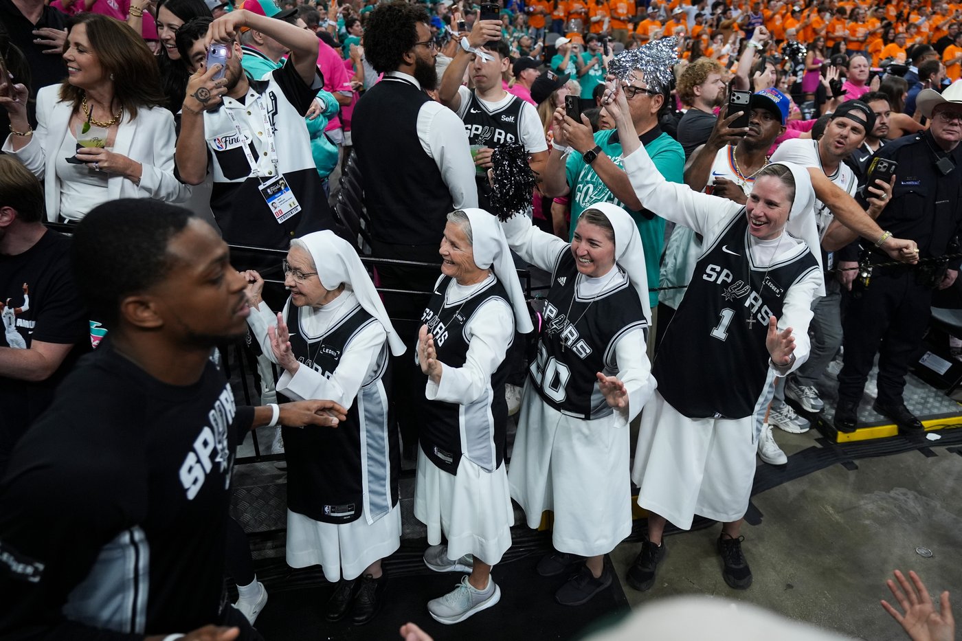 The superfans known as the 'Spurs Nuns' aiming to bring divine intervention to the NBA Finals | iNFOnews.ca