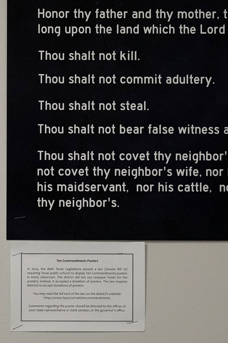 Texas can require public schools to display Ten Commandments in classrooms, court rules | iNFOnews.ca