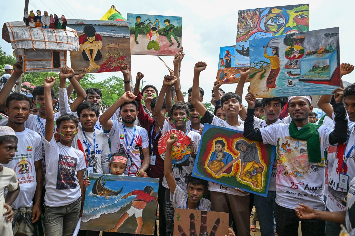 Rohingya refugees rally in Bangladesh camps to demand safe return to Myanmar | iNFOnews.ca
