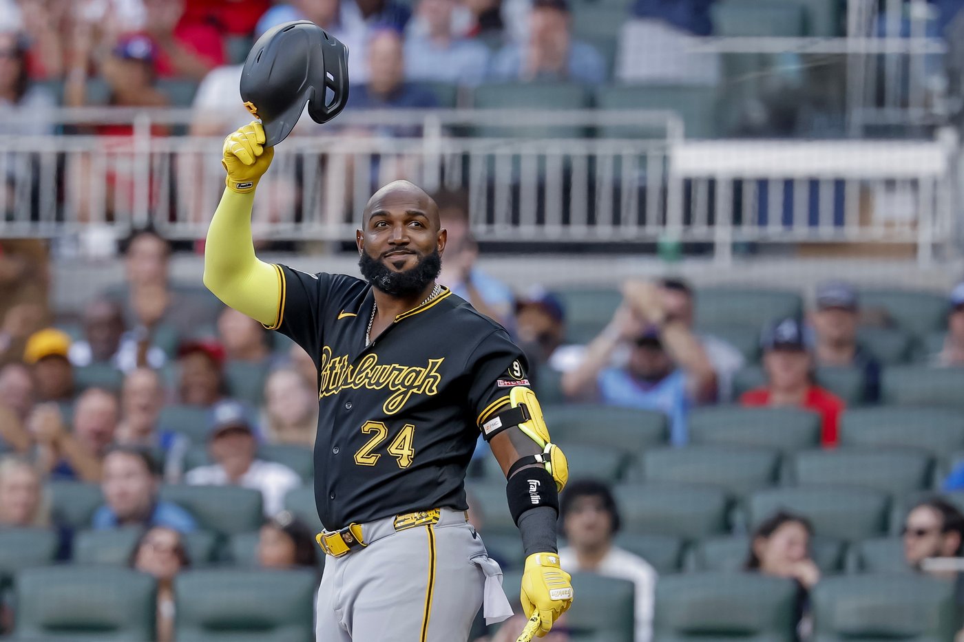 Just in time for Ozuna's first return visit with Pirates, Smith shows Braves found another strong DH | iNFOnews.ca