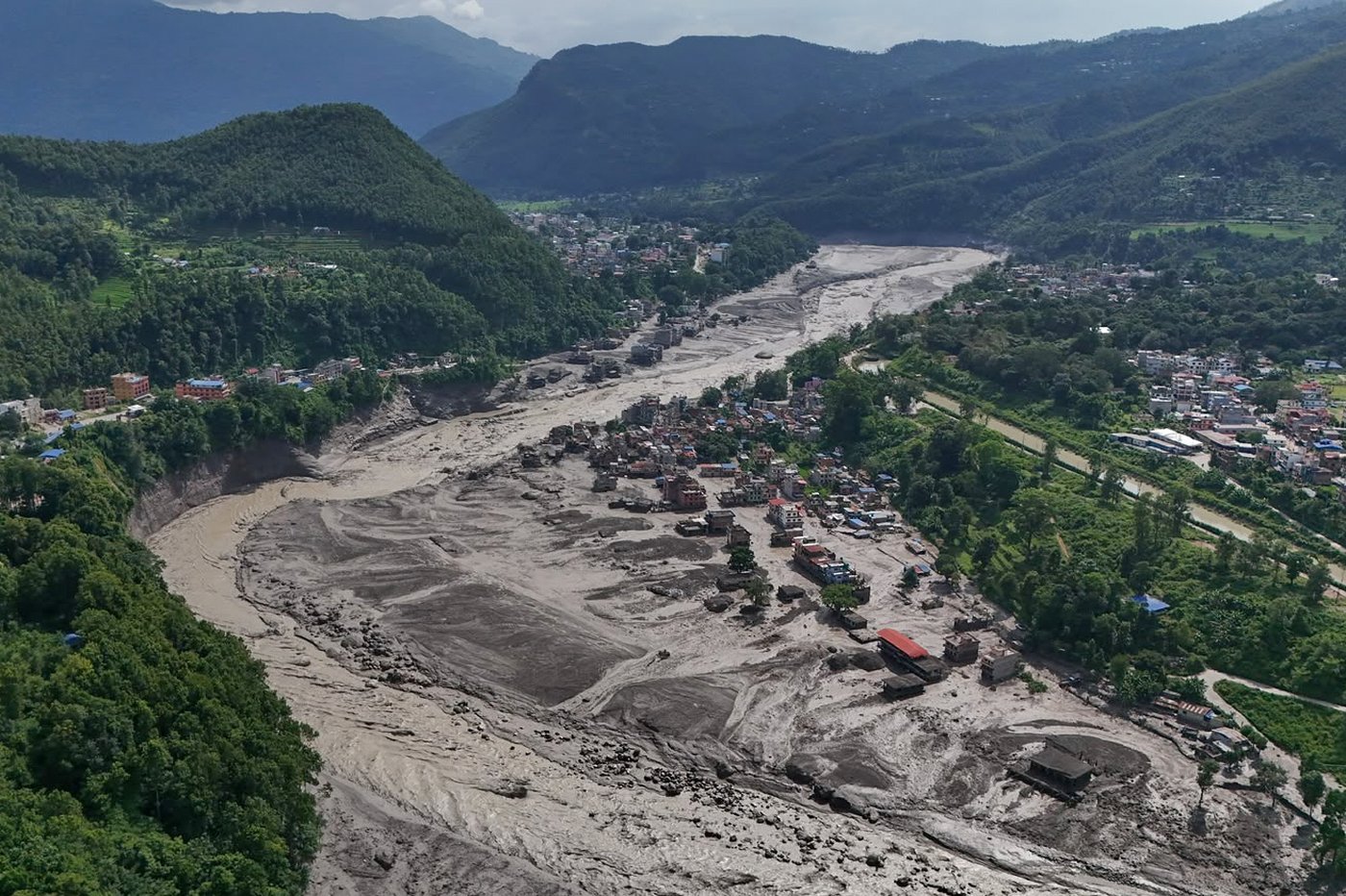 Photos show aftermath of flash floods in Nepal | iNFOnews.ca