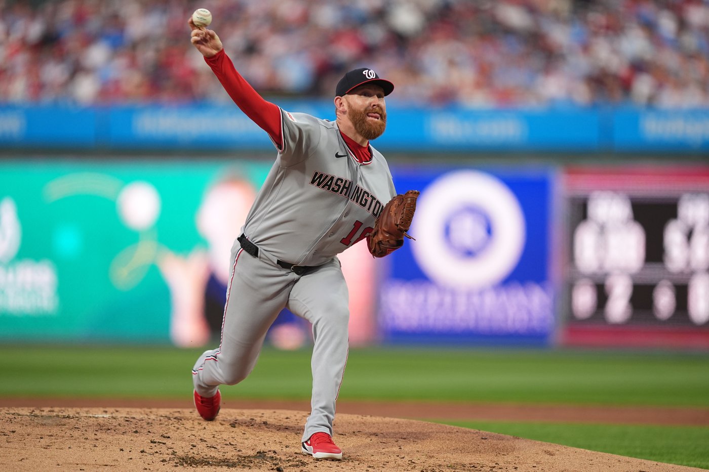 Painter wins MLB debut with 8 Ks, Schwarber homers as Phillies beat Nationals 3-2 | iNFOnews.ca