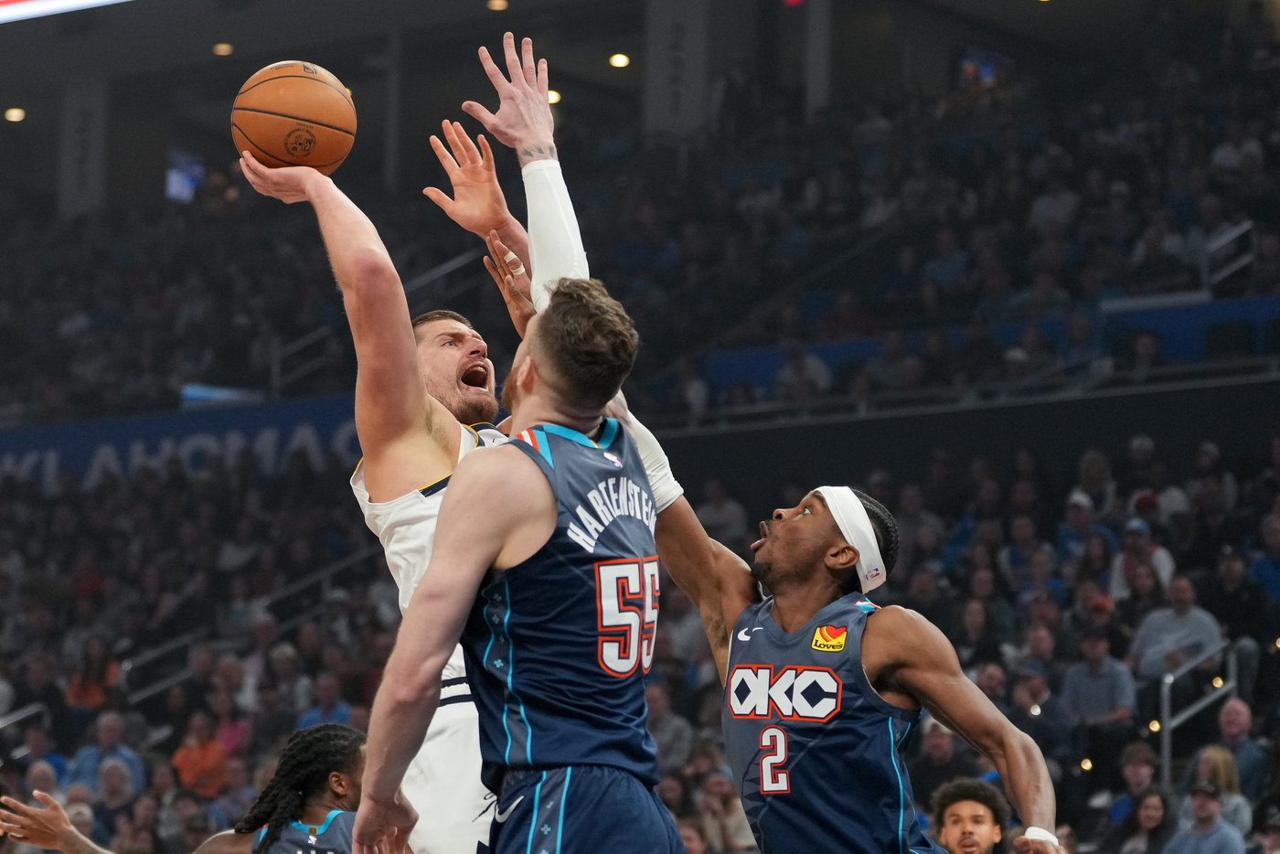 Tempers flare between Nuggets and Thunder as Dort is ejected after fouling Jokic | iNFOnews.ca Tempers flare between Nuggets and Thunder as Dort is ejected after fouling Jokic | iNFOnews.ca