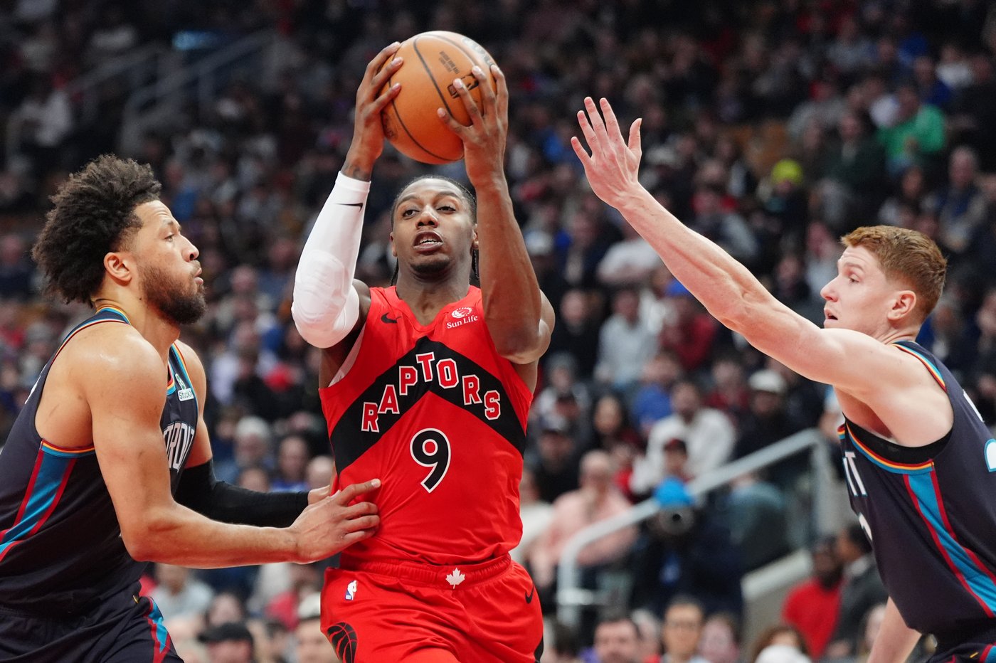 Ingram's 34 points power Raptors past Pistons 119-108; Barnes reaches 100 blocks | iNFOnews.ca