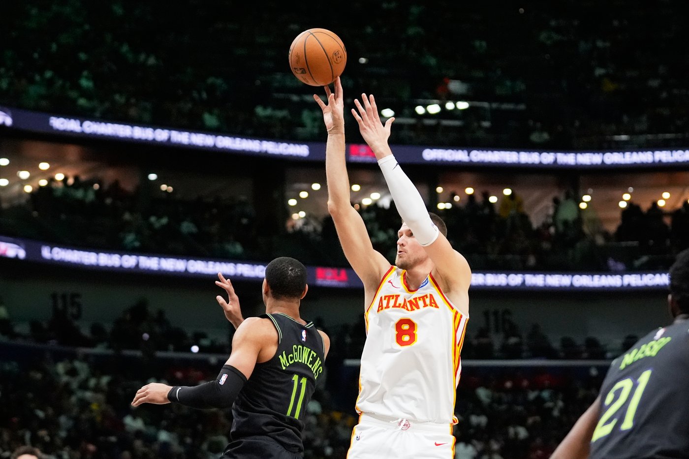 Porzingis scores 29 as Hawks win 115-98 to hand Pelicans their 9th straight loss | iNFOnews.ca