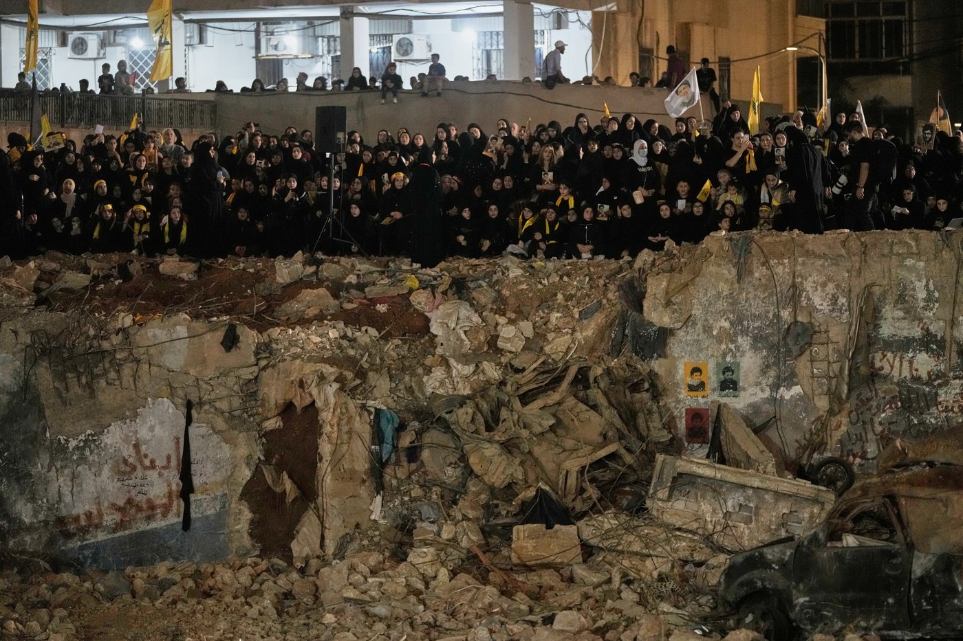 Photos show Hezbollah supporters honoring slain leaders Nasrallah and Safieddine despite PM's ban | iNFOnews.ca