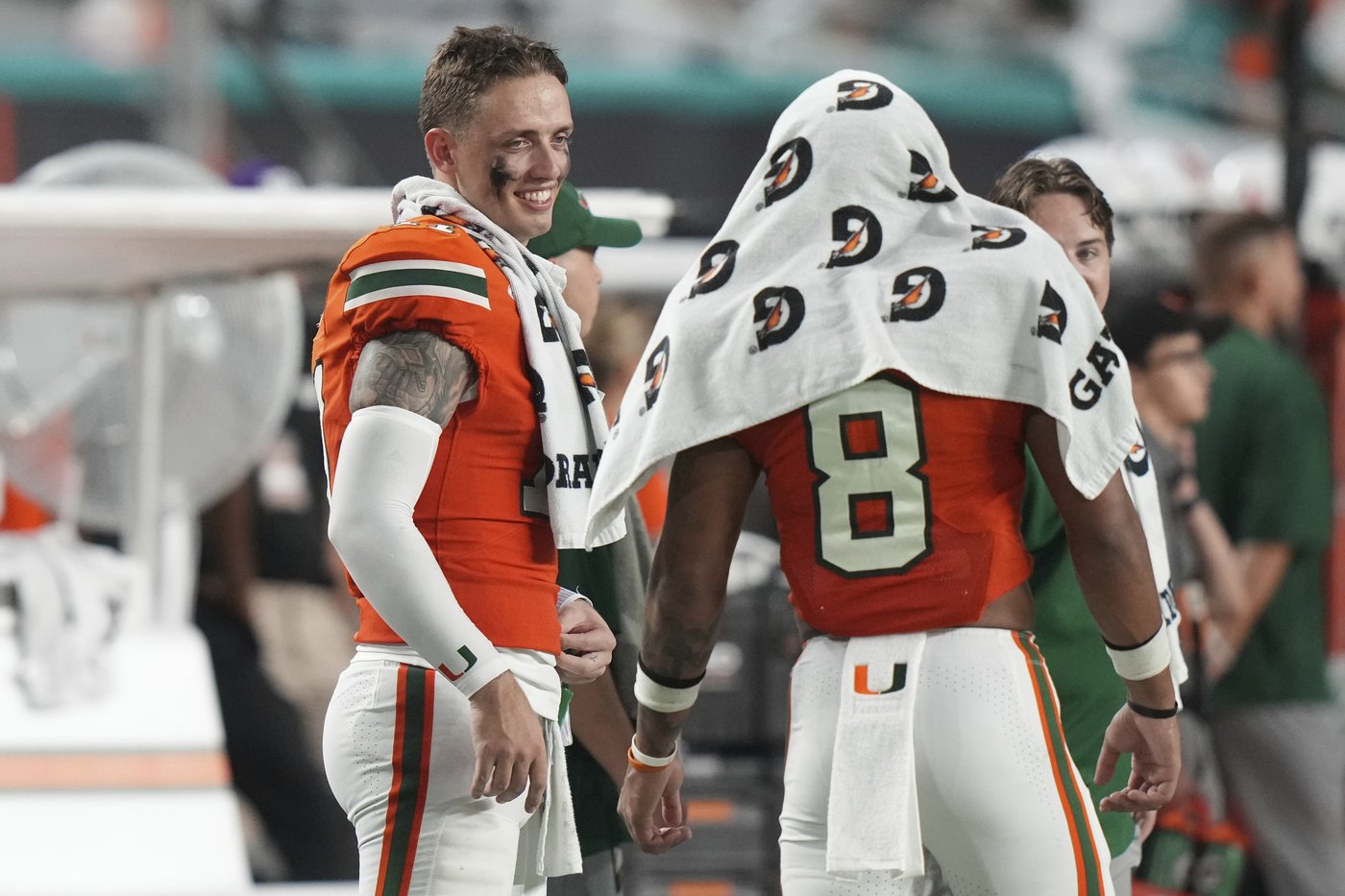 No. 5 Miami takes on No. 18 USF, and it's a matchup of quarterbacks who are on hot streaks | iNFOnews.ca