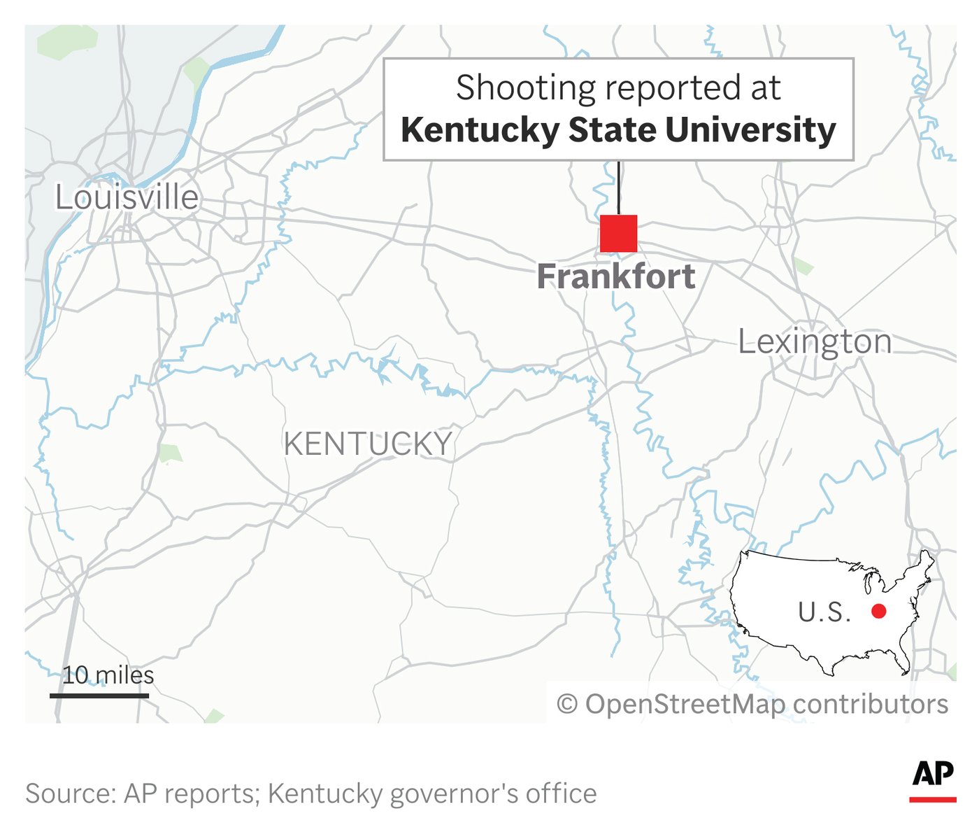 Shooting at Kentucky State University leaves 1 dead, 1 hurt and a suspect in custody, officials say | iNFOnews.ca