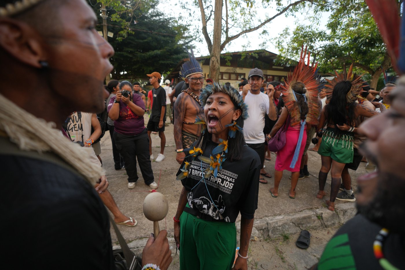 Photos show Indigenous participants at the People's Summit held alongside the COP30 climate meeting | iNFOnews.ca