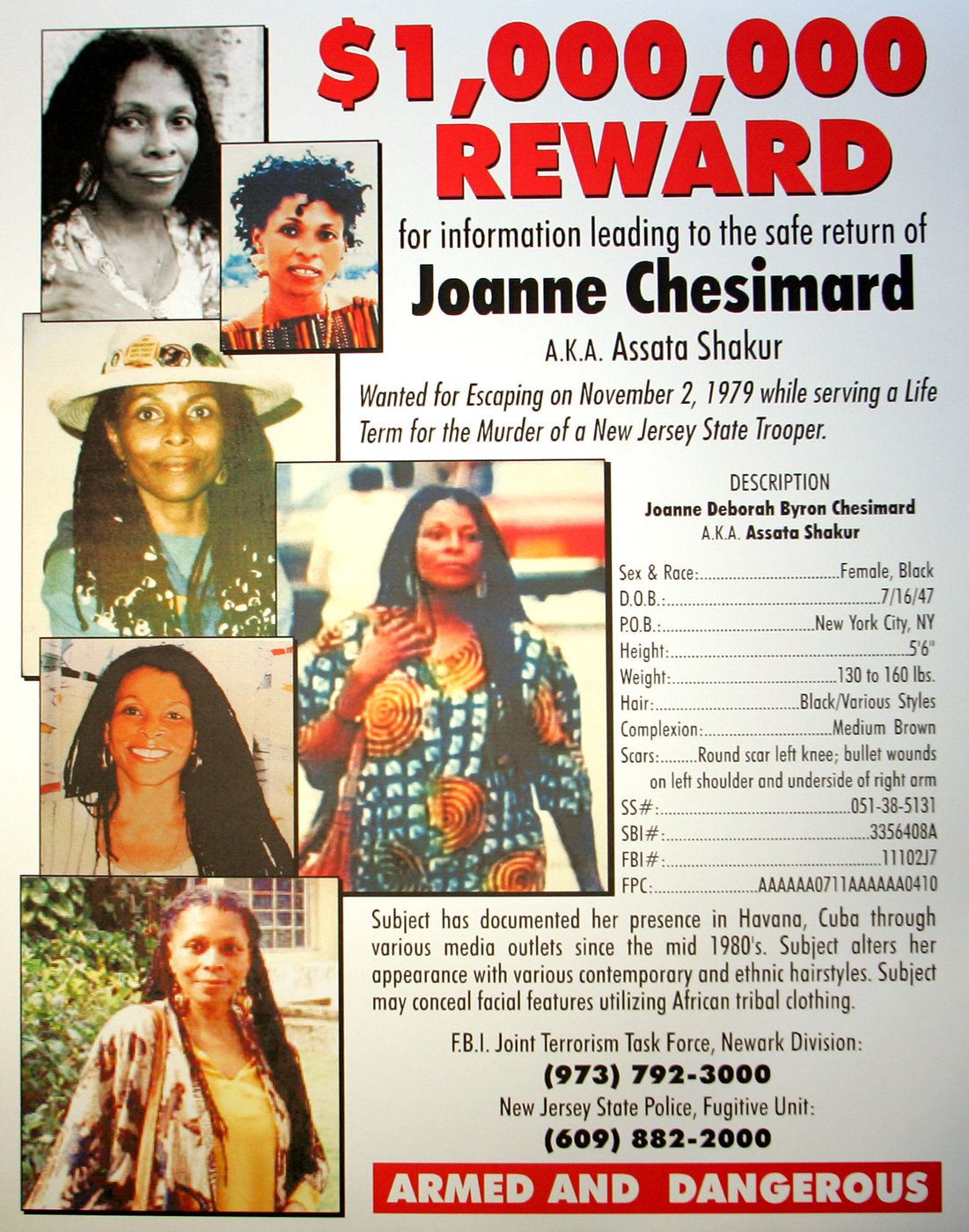 Assata Shakur, a fugitive Black militant sought by the US since 1979, dies in Cuba | iNFOnews.ca
