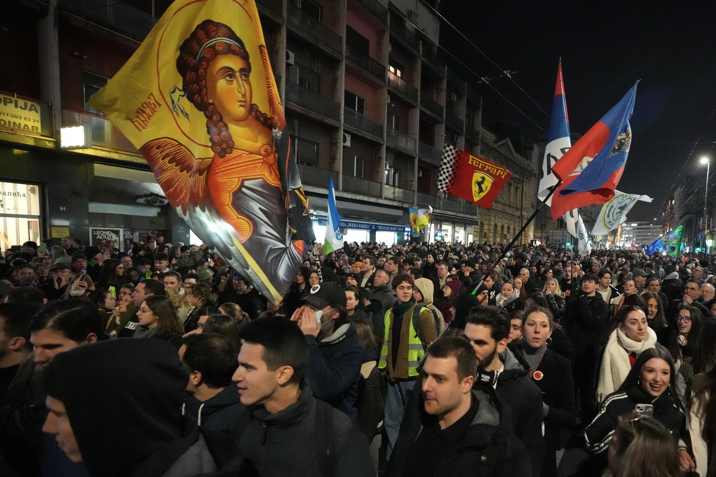 Thousands rally in Belgrade against crackdown on student-led protests | iNFOnews.ca