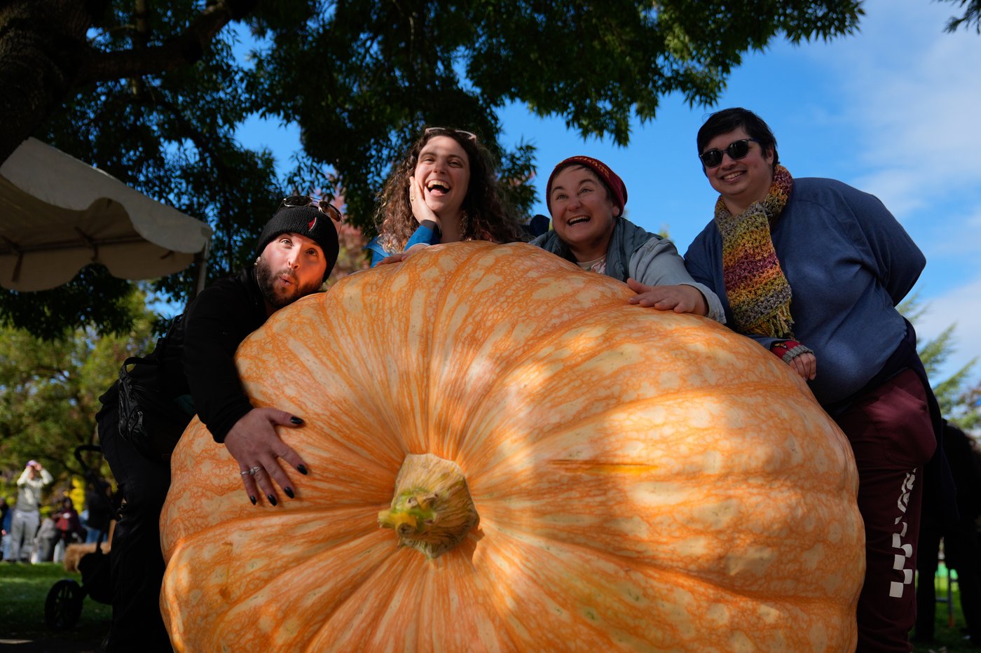 Giant, floating pumpkin races draw large crowds to annual event in Oregon | iNFOnews.ca Giant, floating pumpkin races draw large crowds to annual event in Oregon | iNFOnews.ca