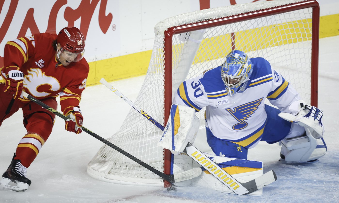 Neighbours scores twice for St. Louis Blues in 4-2 win over Calgary Flames | iNFOnews.ca