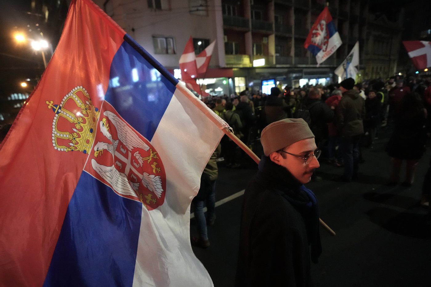 Thousands rally in Belgrade against crackdown on student-led protests | iNFOnews.ca