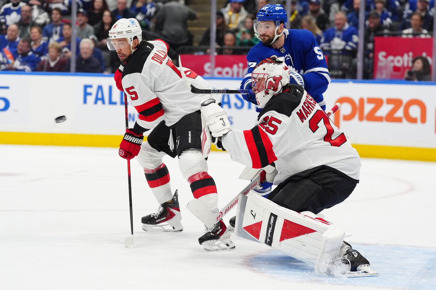 Woll nets shutout as injury-riddled Maple Leafs burn Devils 4-0 | iNFOnews.ca