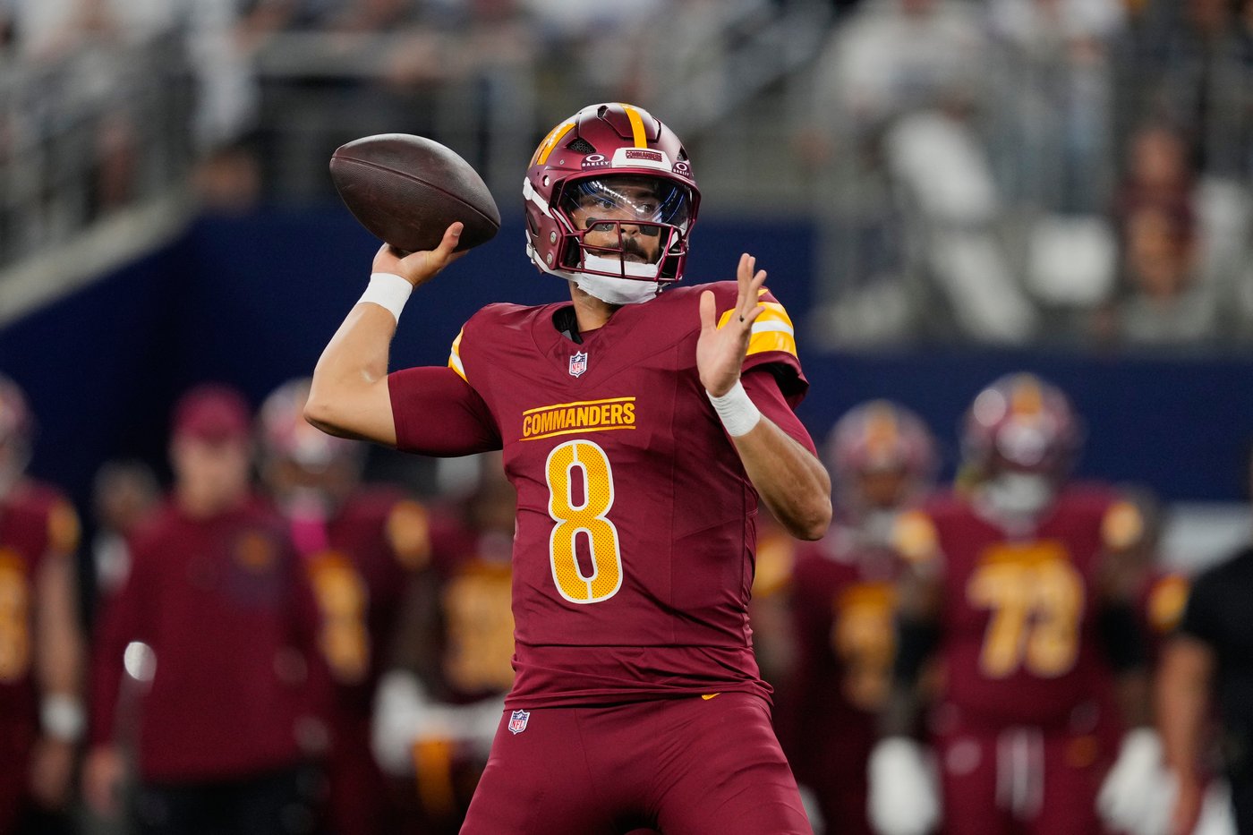 Commanders' Jayden Daniels out with injury and Marcus Mariota to start vs. Chiefs, AP source says | iNFOnews.ca Commanders' Jayden Daniels out with injury and Marcus Mariota to start vs. Chiefs, AP source says | iNFOnews.ca