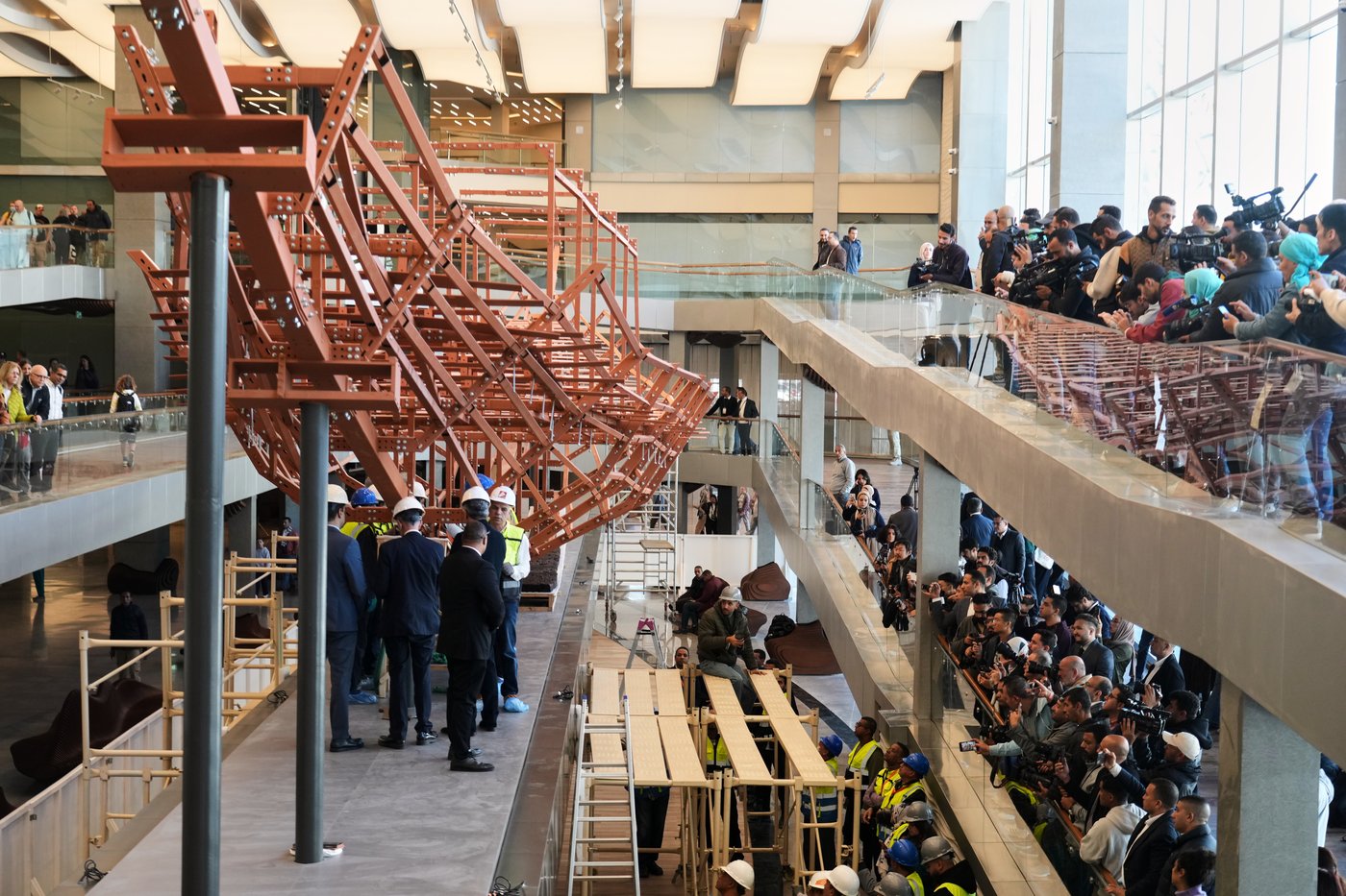 Ancient Egyptian pharaoh's boat is being reassembled in public at the Grand Egyptian Museum | iNFOnews.ca