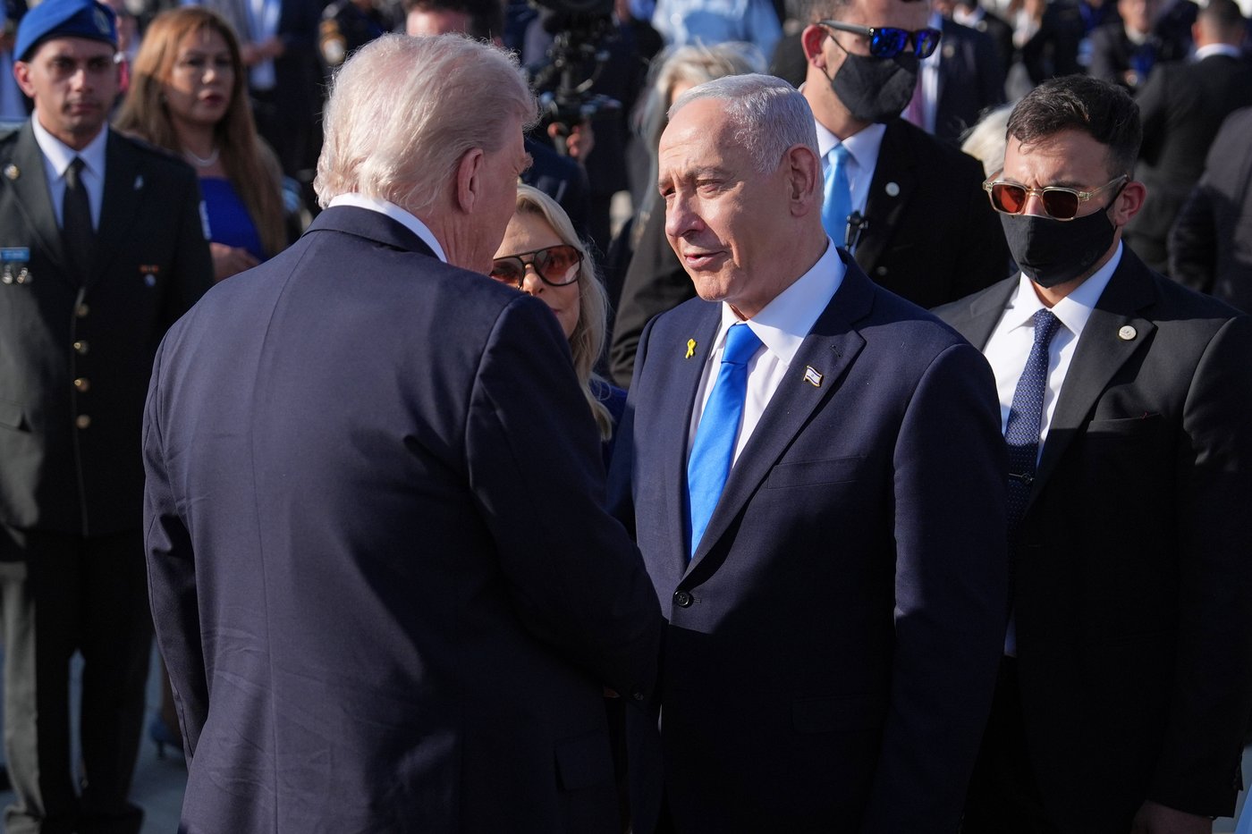 Trump wants to push for Middle East peace. Netanyahu is still talking up Israel's military might | iNFOnews.ca Trump wants to push for Middle East peace. Netanyahu is still talking up Israel's military might | iNFOnews.ca