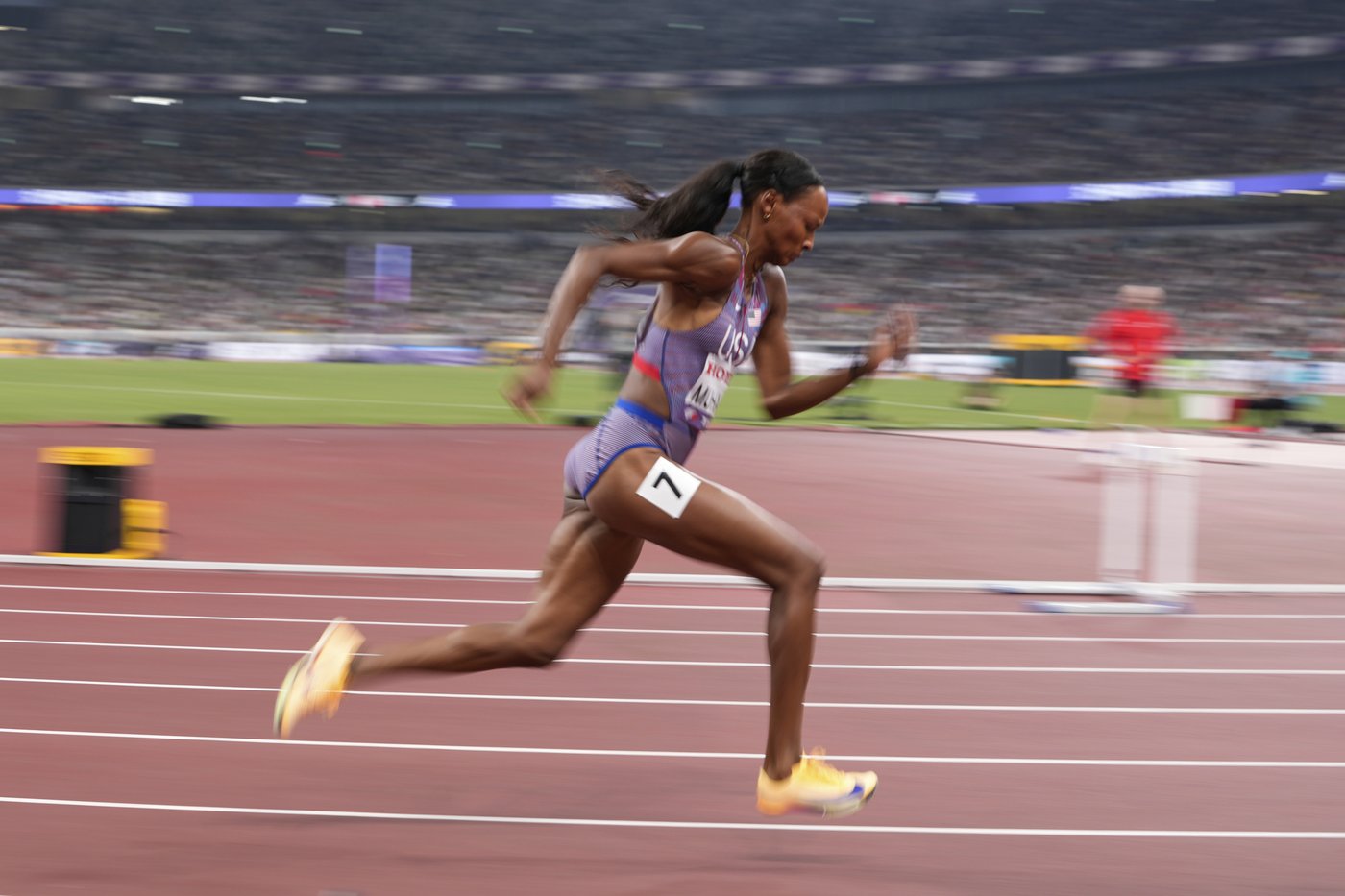 Dalilah Muhammad, former 400 hurdles record holder and Olympic champion, saying farewell in Tokyo | iNFOnews.ca