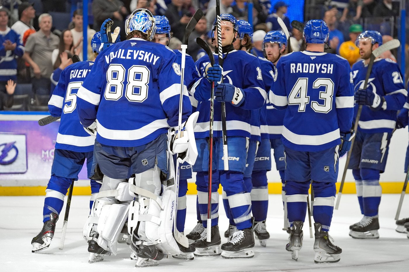 Vasilevskiy makes 20 saves, Hagel has 2 goals and an assist in Lightning's 3-0 win over Flyers | iNFOnews.ca