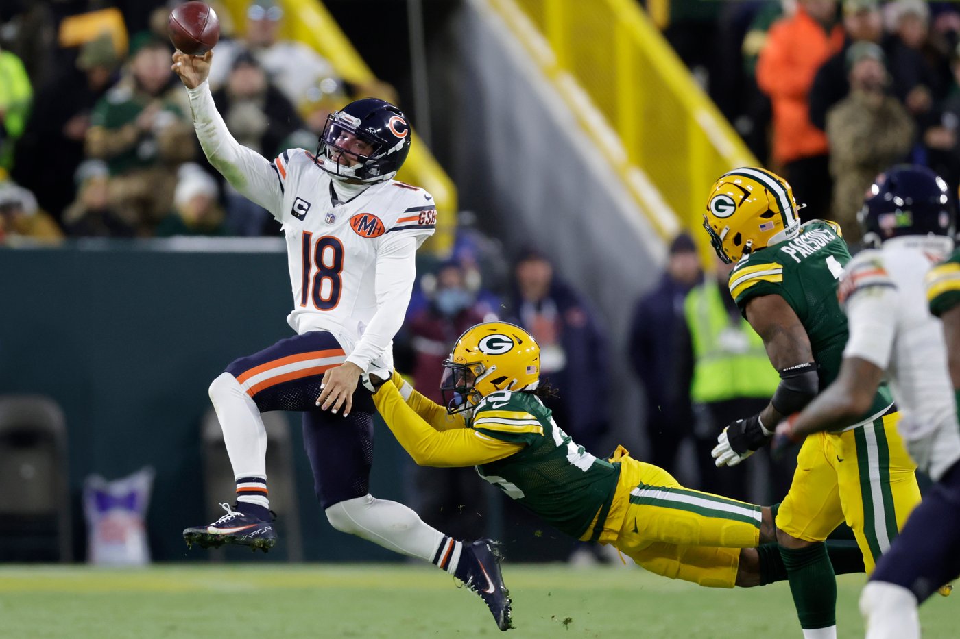 Bears' Caleb Williams blames himself for not throwing better pass on his crucial INT against Packers | iNFOnews.ca Bears' Caleb Williams blames himself for not throwing better pass on his crucial INT against Packers | iNFOnews.ca