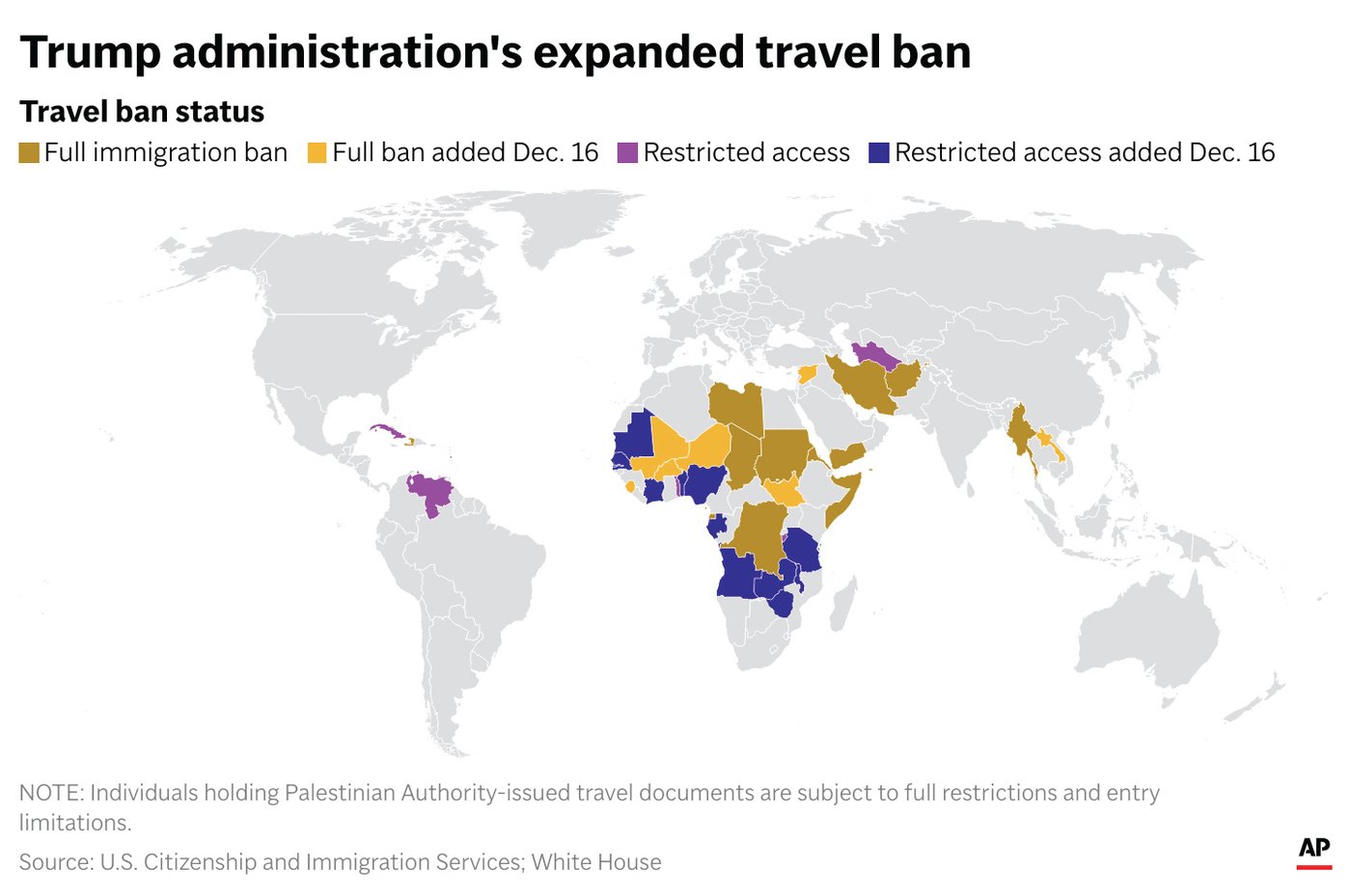 Trump's expanded travel ban hits Africa the hardest but reactions are muted | iNFOnews.ca