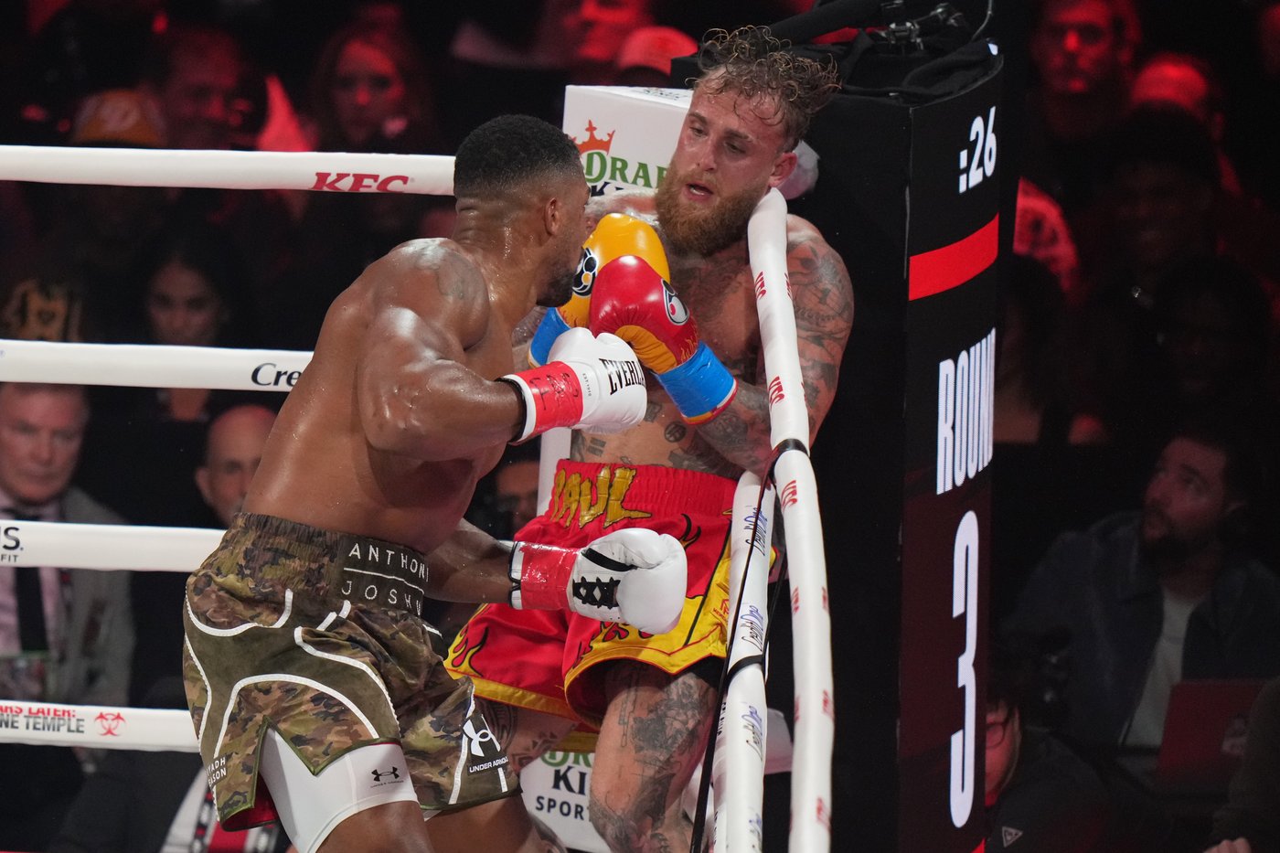 Jake Paul reports 'double broken jaw' from his KO loss to Anthony Joshua | iNFOnews.ca