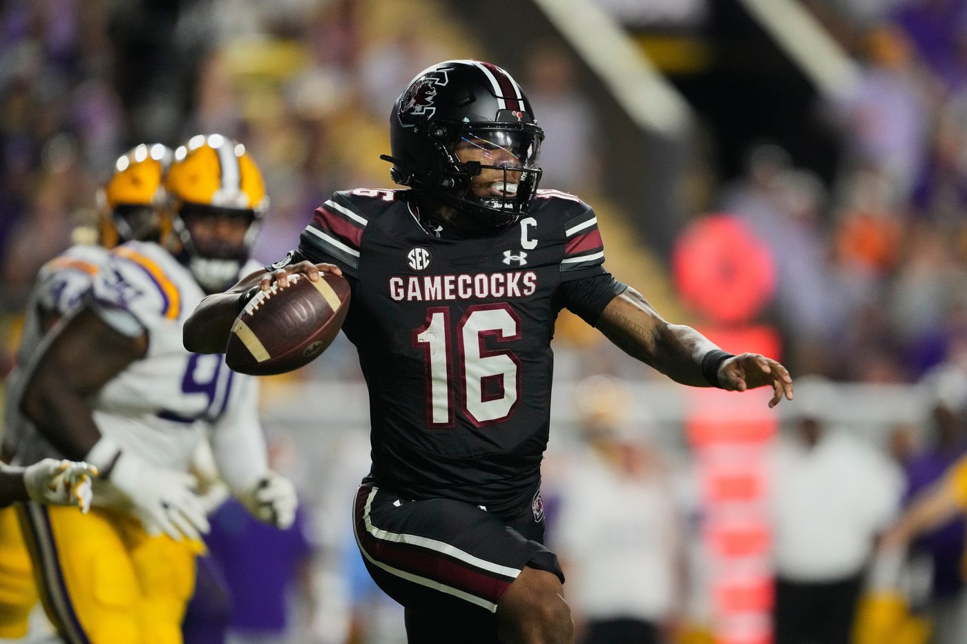 Nussmeier and No. 11 LSU overcome mistakes to beat South Carolina 20-10 | iNFOnews.ca