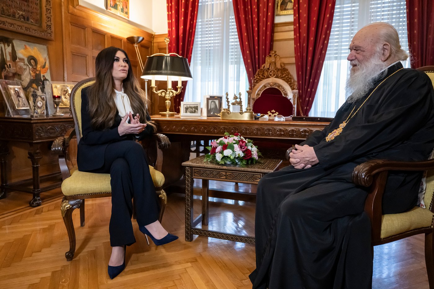 Trump's new ambassador Guilfoyle visits head of Greece's Orthodox Church | iNFOnews.ca