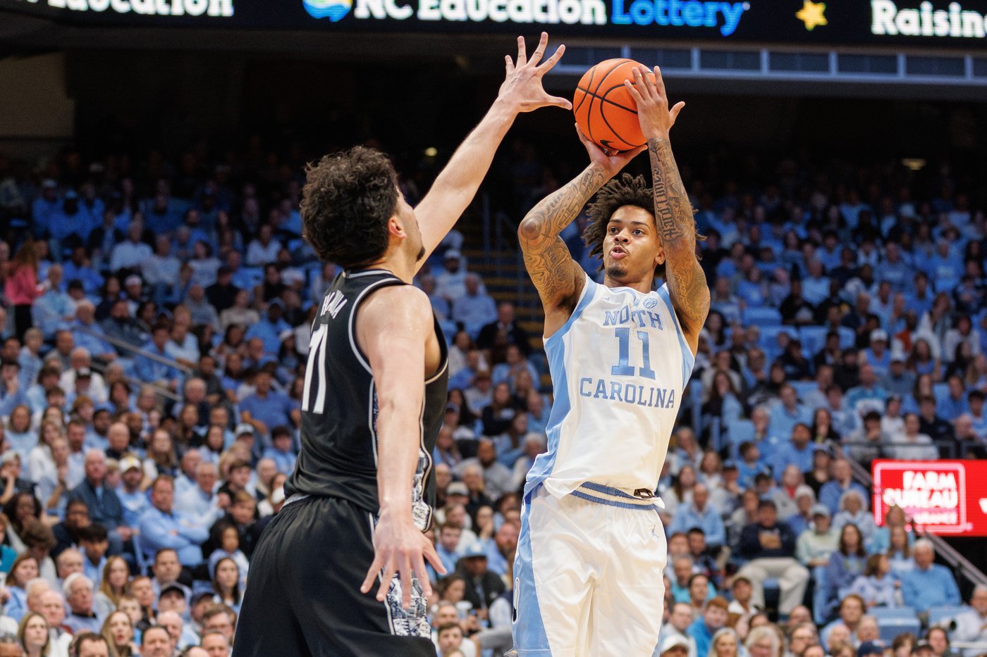 Wilson, Veesar push No. 16 North Carolina past Georgetown, 81-61 | iNFOnews.ca Wilson, Veesar push No. 16 North Carolina past Georgetown, 81-61 | iNFOnews.ca