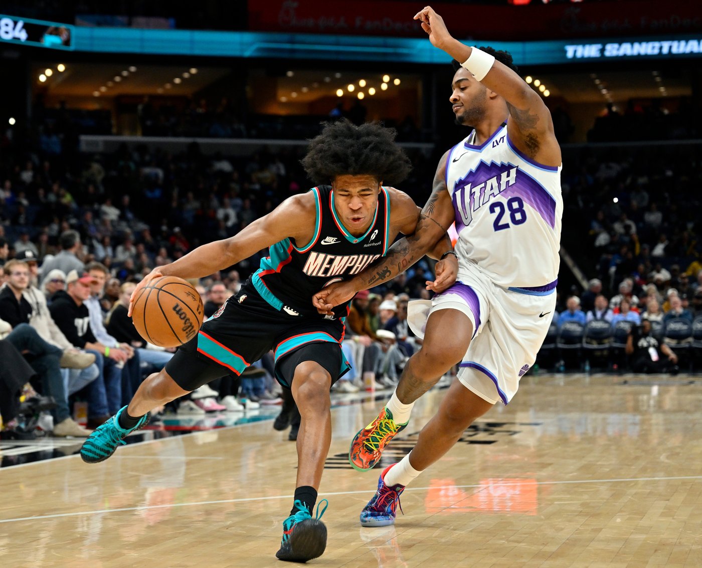 Keyonte George scores a career-high 39 points as Jazz beat Grizzlies 130-126 | iNFOnews.ca Keyonte George scores a career-high 39 points as Jazz beat Grizzlies 130-126 | iNFOnews.ca