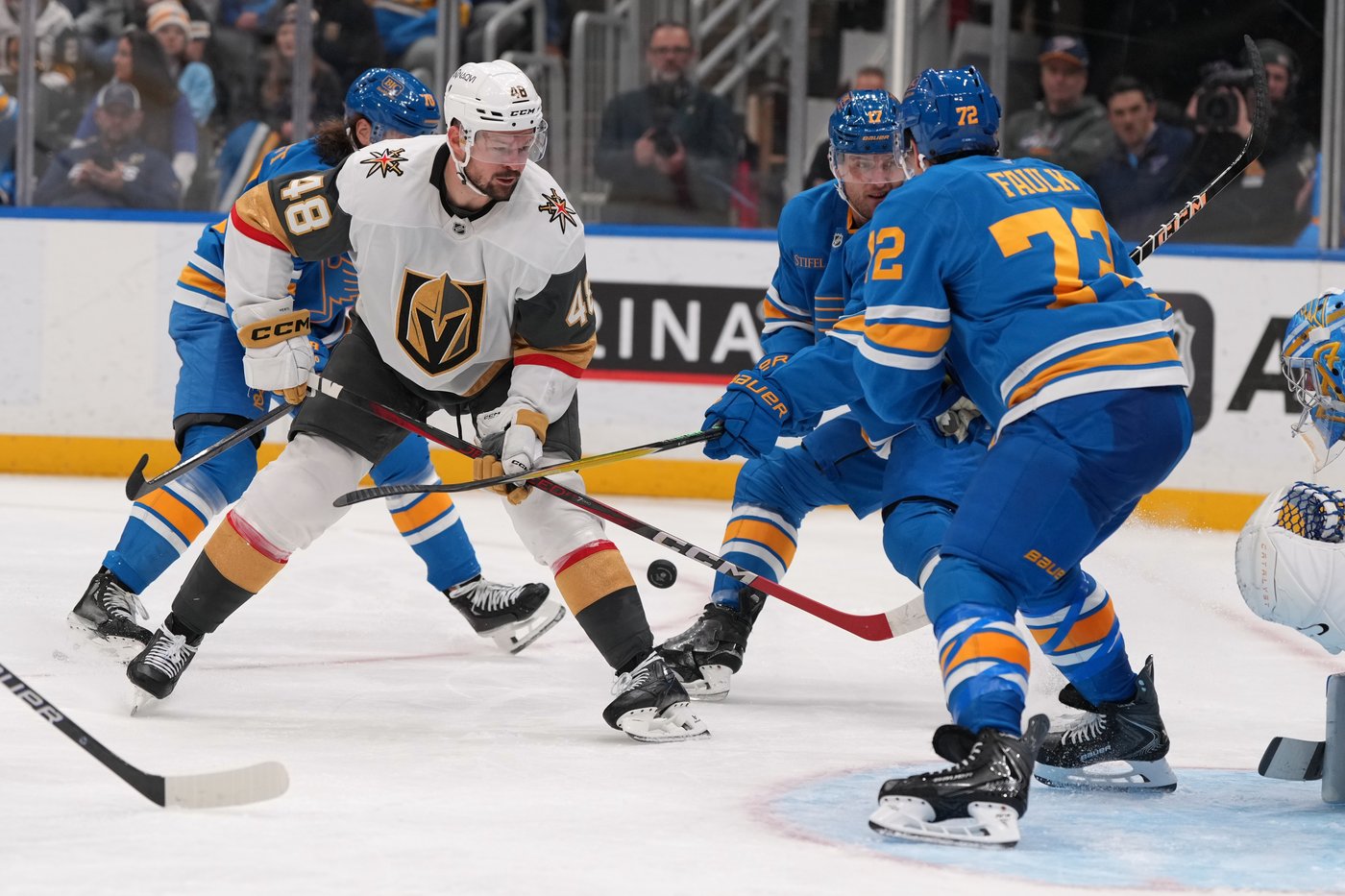 Bowman scores his first NHL goal, sparks Golden Knights to 4-1 win over Blues | iNFOnews.ca Bowman scores his first NHL goal, sparks Golden Knights to 4-1 win over Blues | iNFOnews.ca