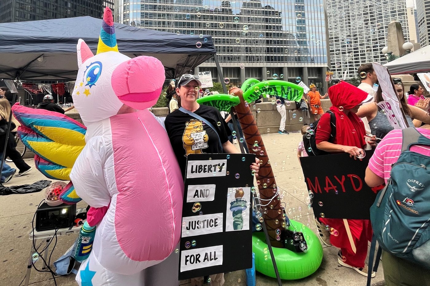 How inflatable costumes ballooned at anti-Trump rallies due to a Portland protester's frog outfit | iNFOnews.ca How inflatable costumes ballooned at anti-Trump rallies due to a Portland protester's frog outfit | iNFOnews.ca