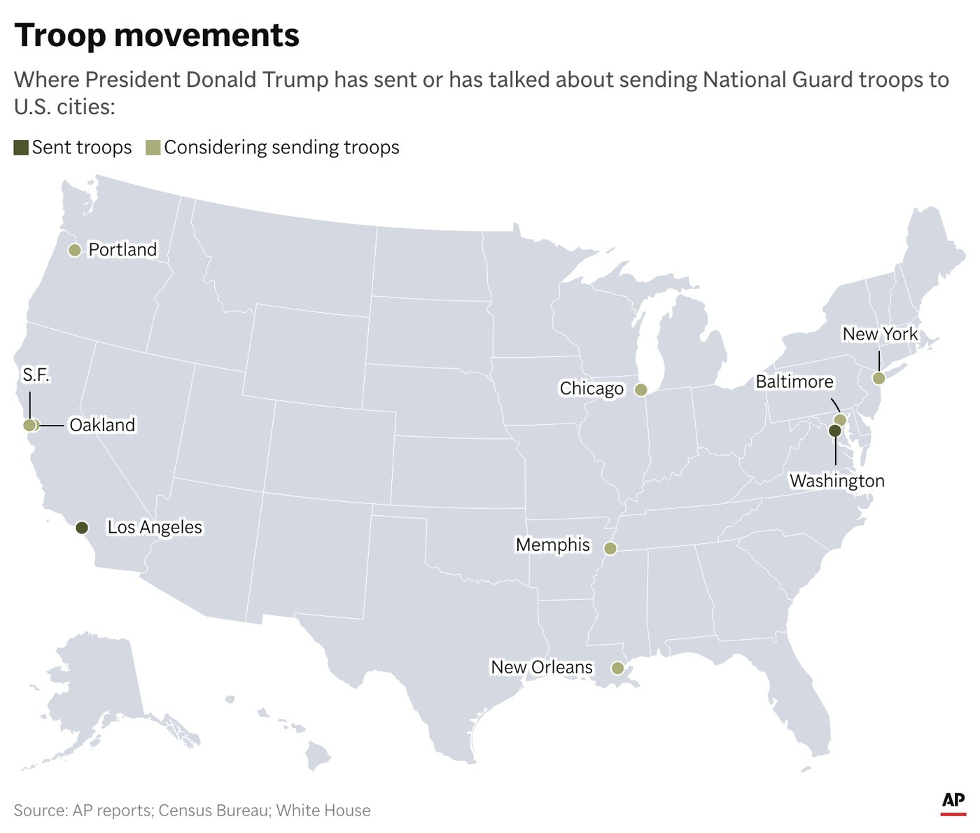 Trump says he’ll send National Guard to Memphis, escalating his use of troops in US cities | iNFOnews.ca