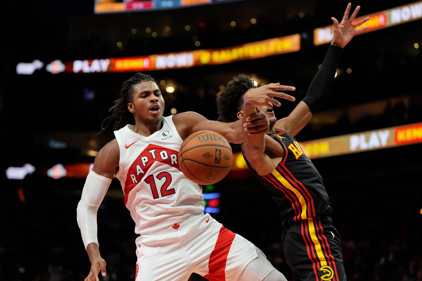 Raptors rally to beat Hawks 109-97 for 2nd straight NBA Cup victory and 4th overall | iNFOnews.ca Raptors rally to beat Hawks 109-97 for 2nd straight NBA Cup victory and 4th overall | iNFOnews.ca